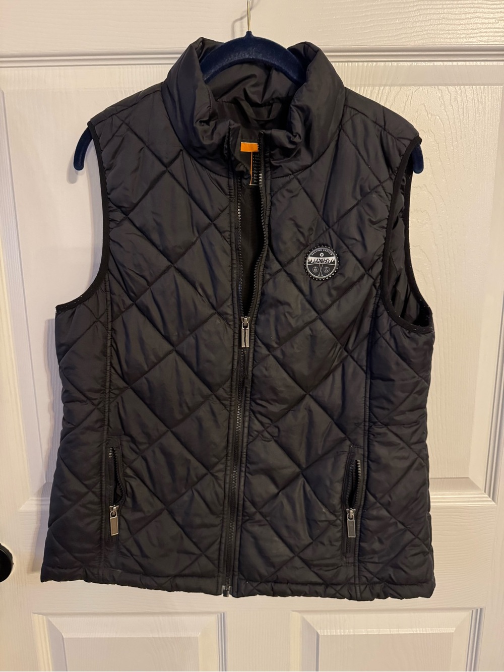 JYK Heated Vest Women’s L Black Quilted No Battery Included